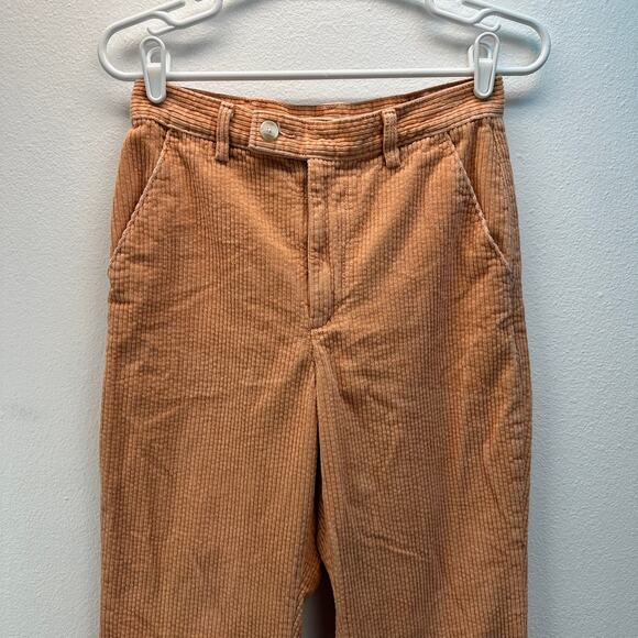 Levi's Math Club Flare Corduroy Women's Trousers Premium 26 Peach Orange - Picture 4 of 16